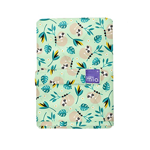 Bambino Mio, On the Move Changing Mat - Lightweight, Foldable and Portable Nappy Changing Mat, Swinging Sloth