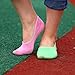 KEAZA Women Candy Cotton Socks No Show Liner Boot Sock 5-pack (WY07C1)