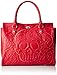 Loungefly Lattice Skull Tote, Red