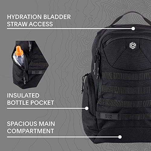 Mission Vital | S.01 Motion Daypack Zip | Child Gear for Dads | Wearable or Connects to Service