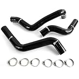 Silicone Radiator Coolant Hose Kit Clamps For 2003-2008 MAZDA RX-8 RX8 1.3L SE3P 13B-MSP R2 Black