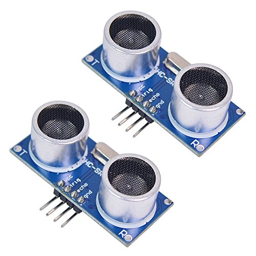 Xiao R Geek 2pcs Ultrasonic Module HC-SR04 Distance Sensor with 2pcs Mounting bracket for Arduino Uno R3 Mega 2560 Nano Raspberry Pi 3 Smart Robotics Projects