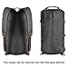 LUXUR Retro Duffel Cylinder Bag 26L Canvas Travel Backpack for Men Hiking Luggage Weekend Bag