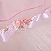 JQWUPUP Pink Canopy Netting for Bed - 4 Corner Canopy for Beds, Canopy Bed Curtains, Bed Canopy for Girls Adults, Bedroom Decor (Full Size, Pink)