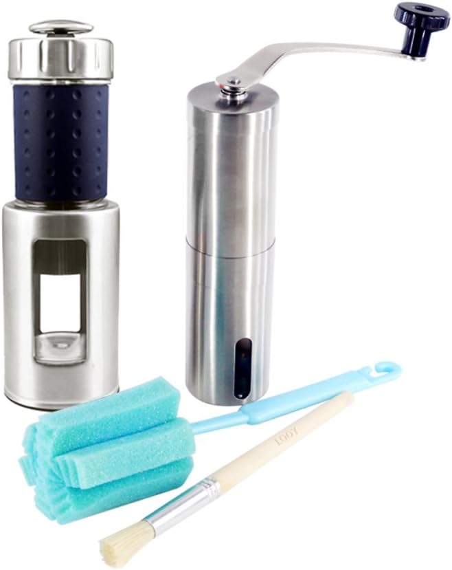 CDSHFVFDG stainless steel Simple and modern style black/Blue/Green/Orange Manual Coffee Grinder-E