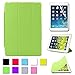 BESDATA Ultra Thin Magnetic Smart Cover [Wake/Sleep Function] & Translucent Back Case for Apple 1st Gen Generation iPad Mini + Screen Protector + Cleaning Cloth + Stylus (Green)
