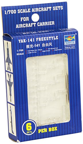 Trumpeter 1/700 Yak141 Freestyle Aircraft Set for Russian Carriers (18-Box)