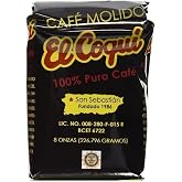 Cafe El Coqui - Puerto Rican Ground Coffee by Torrefaccion Cafe El Coqui - 2 pounds VALUE PACK (4 - 8 0z Packs)