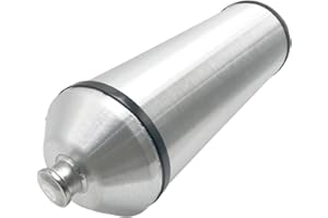 JSD AUTO PARTS JSD 11 Gallon Premium Vertical Aluminum Spun Fuel Tank - 10x33 With Bracket 1/4" NPT Outlet