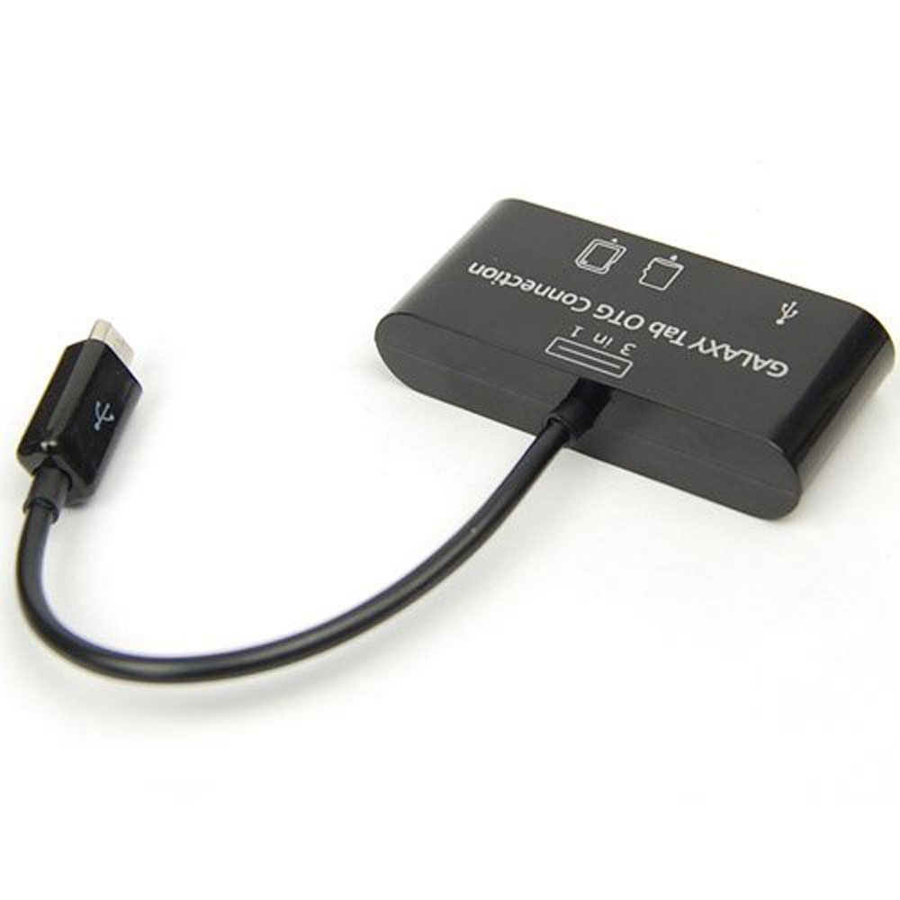 Anpower 3in1 USB Connection Kit HUB Sd MMC Tf Card Reader Adapter for OTG Mobile Phone
