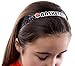 BASKETBALL Glitter Elastic Headband (Black)
