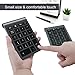 2.4G Number Pad, Alcey Wireless 22 Keys Multi-Function Numeric Keypad Keyboard with 2.4G Mini USB Receiver for Laptop/Desktop/PCs/Notebook, Cool Gray