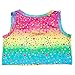 Anbaby Girls 3 Pcs Princess Mermaid Tail Swimwear Swimsuit Bikini Set Rainbow 1 120CM