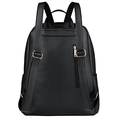 glory fashion stylish girls school bag college bag casual backpack black (c1-1)