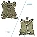EXCELLENT ELITE SPANKER Tactical Service Dog Vest Military Patrol K9 Dog Harness Nylon Molle Adjustable Dog Vest Harness with Handles(MCP-M)