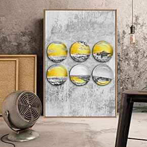 Floating Framed Canvas Wall Art for Living Room, Bedroom Plates Canvas Prints for Home Decoration Ready to Hang - 16x24 inches