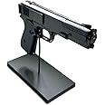 Clearco Gun Display Stand, Pistol Display, for Hand Guns, Revolvers, Knifes, Daggers, Powder Horns, Shofar Artifact Display Stand, H-Arm, for guns, shows and exhibits. BGS-6