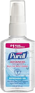 purell advanced instant hand sanitizer 2 oz personal pump bottle