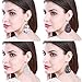 JieyueJewelry 12 Pairs Teardrop Leather Earrings for Women Girls Antique Lightweight Faux Leather Drop Earrings Petal Dangle Earrings Tear Drop Leather Earrings Double Side (A: Mix Colors)