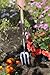 Joseph Bentley Traditional Garden Tools Stainless Steel Hand 3-Prong Cultivator