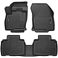 Husky Liners Weatherbeater Floor Mats | Fits 2015 - 2024 Ford Edge | Front & 2nd Row, 3-pc Black - 98781
