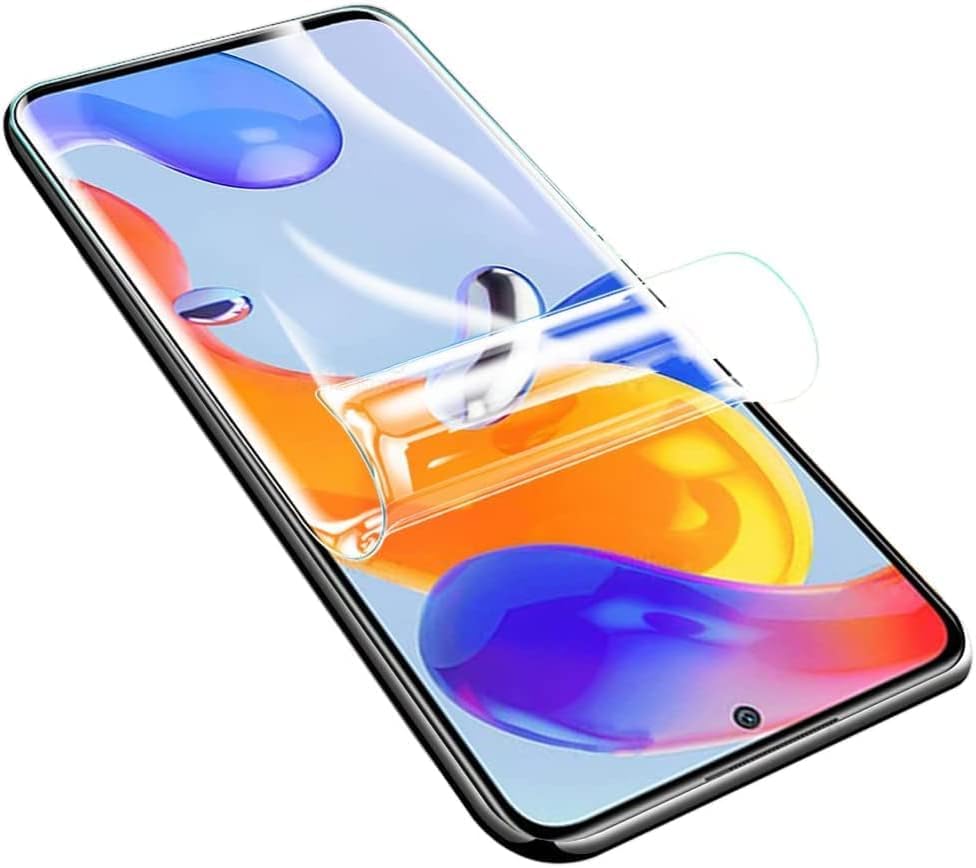 LXEEOLX [2 Pack] High Definition Hydrogel Screen Protector for Xiaomi Redmi Note 11 Pro 5G, Upgraded High Sensitivity Non-breakable Flexible TPU Screen Protector [Anti-scratch](No Tempered Glass)