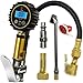 Tire Pressure Gauge - (0-100 PSI) Heavy Duty, Certified ANSI Accurate with large 2 Inch Easy to Read Glow Dial, Low - High Air Pressure Gauge. Tire Gauge for Car and Trucks Tires by Vondior (200PSI)