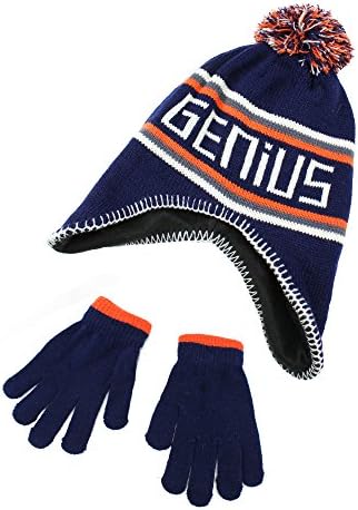 Polar WearBig Boy 2 Pc Hat & Glove Set-Kid Cold Weather Winter Hat & Glove Sets