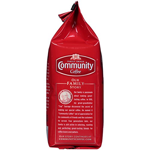 COMMUNITY COFFEE GOLDEN CARAMEL FLAVORED 12 OUNCES, MEDIUM ROAST GROUND COFFEE, 12 OUNCE BAG (PACK OF 1)