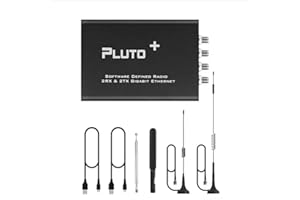 Pluto+ Software Defined Radio (SDR) Transceiver, 70MHz-6GHz 2x2 MIMO Wideband RF Development Board with AD9361 Chip, Zynq-701