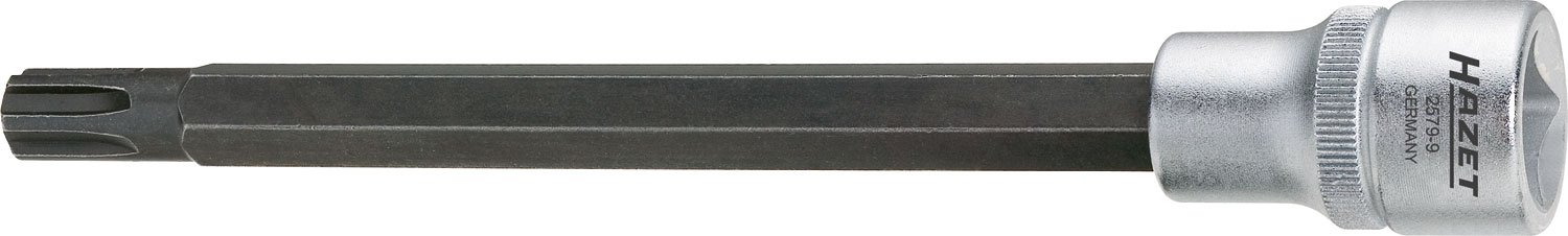 HAZET 2579-9 Poly Drive Profile Cylinder Head Screwdriver Socket - Multi-Colour