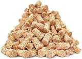 BARGAINS-GALORE 400 Natural Firelighters Wax Wool Fast Wood Burner Stove BBQ view 8
