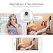VSTARCAM 1080P WiFi IP Camera, Pan/Tilt/Zoom HD Wireless Indoor Camera with Night Vision, 2.4GHz Remote Monitor for Baby/Pet/Home Security (White)
