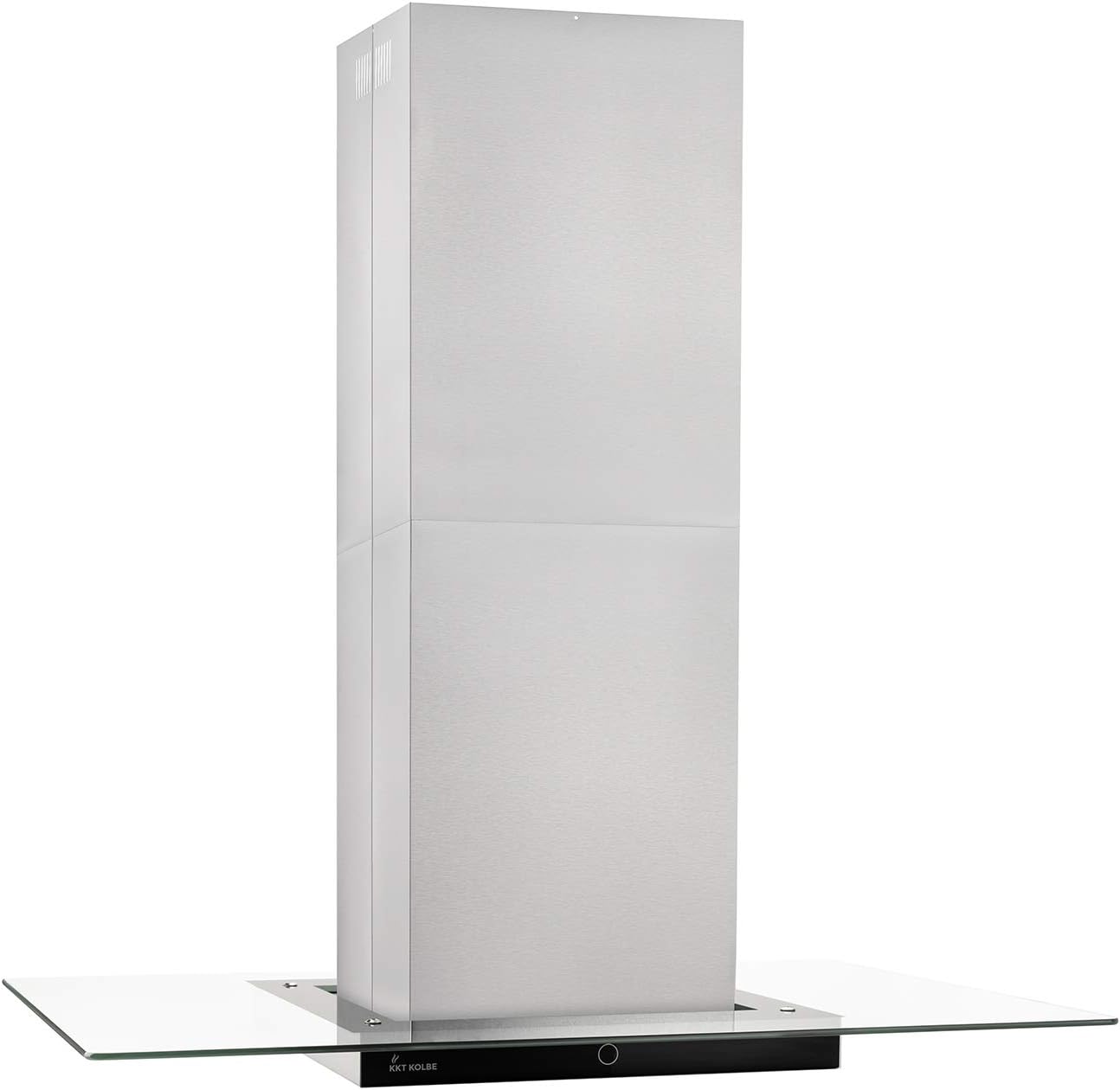 Premium-Dunstabzugshaube, Inselhaube (90cm, Edelstahl, Klarglas, Extra-leise, Energieklasse A+, 9 Stufen, LED-Beleuchtung, Display, TouchSelect Sensortasten) MULTI-INSEL-TC9 - KKT KOLBE