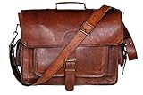 Cuero 16 Inch Retro Buffalo Hunter Leather Laptop