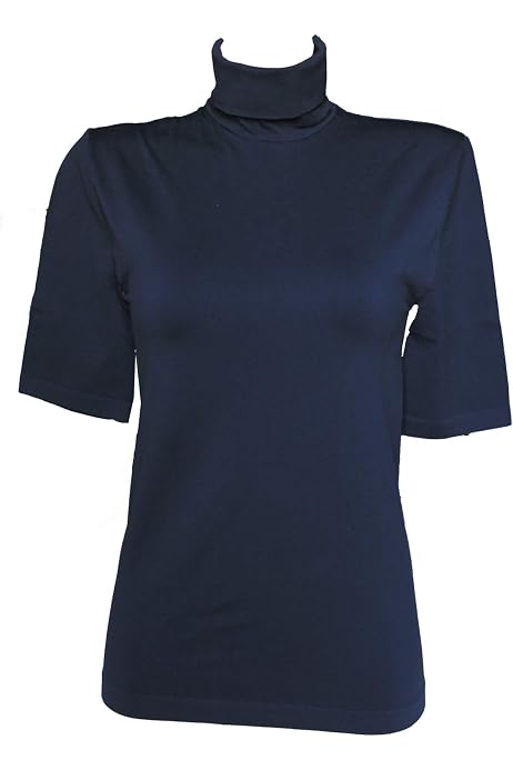 Tru Womens Mock Turtleneck Knit 