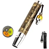 YZYOE Three in One Rechargeable LEDs Expert Jade Appraisal Flashlight, Jewelry Appraisal Gemstones Diamond, White and Yellow Light and 365NM Ultraviolet Lamp.