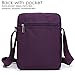 CoolBELL 10.6 inches shoulder bag Fabric messenger bag iPad carrying case Hand bag Tablet Briefcase Waterproof Oxford cloth laptop computer shoulder bag for iPad/Men/Women/College/Teen,Purple