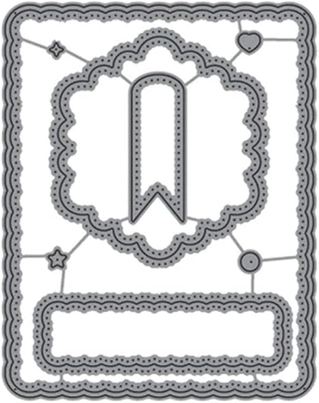 Amazon Co Jp ダイカット テンプレート スクラップブック Diy用品 金属切削ダイス ダイステンシル カッティングダイ 手作り 描画 テンプレート カード作り道具 スクラップブッキング用品 切り抜き紙が作れる型 紙飾り用具 ホビー