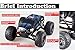 FMTStore 42+kmh 1/12 Scale RTR Remote Control Brushed Electric RC Car 2.4Ghz 2WD High Speed Remote Controlled Car Truck