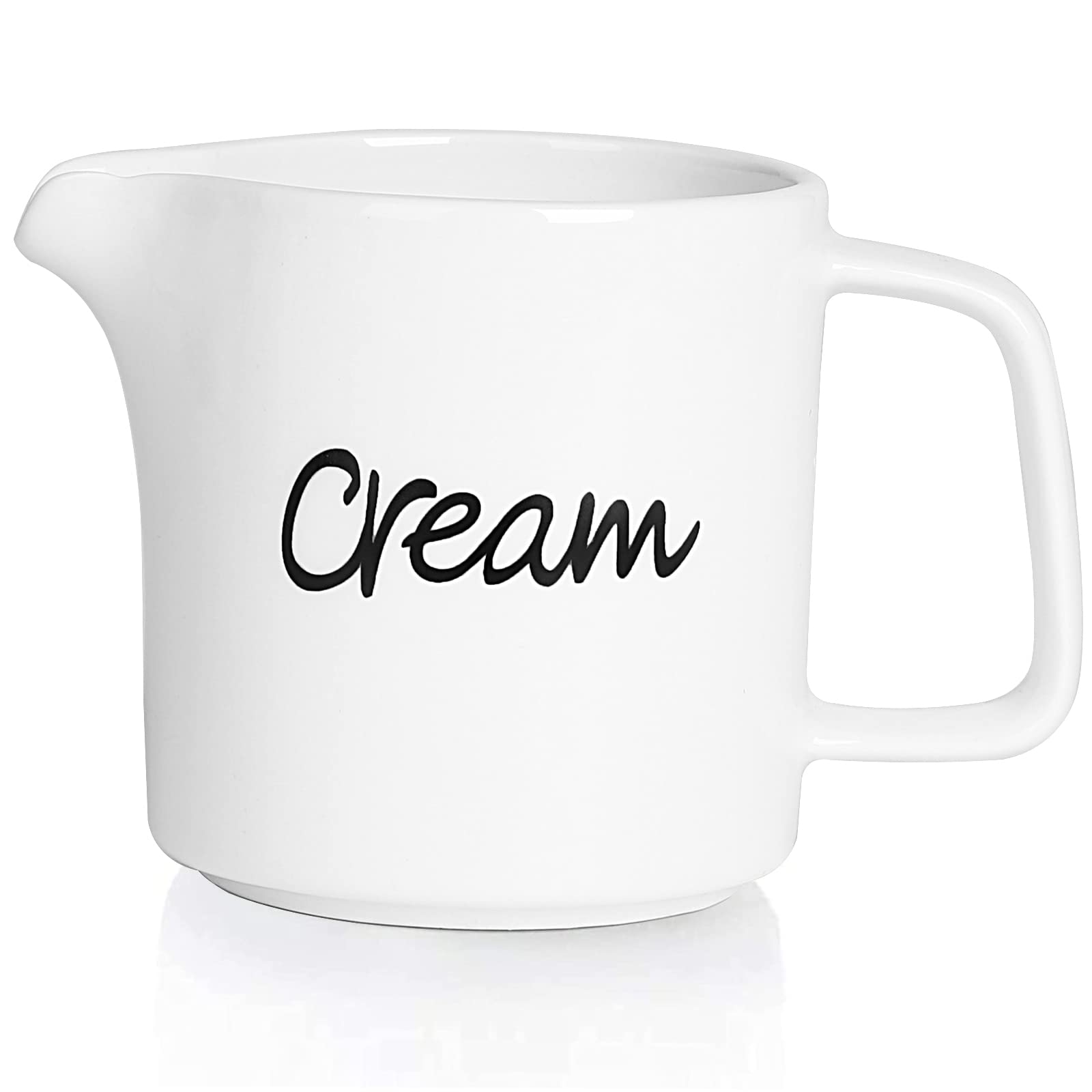 Photo 1 of ONTUBE Ceramics Creamer,Porcelain Milk Creamer Pitcher 12OZ (White)