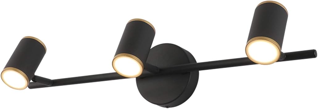 SGSG 9W LED-Spiegelleuchten, 3-Licht verstellbare nordische Moderne