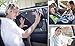 Car Window Shade 3 Pack by Joybell | 19.5 x 11.5 | 80 GSM Blocks 98% UV Light and Heat | Sun Shade for Baby, Kids, Passengers, Pets. | No Suction Cups | Easy to Install | Easy to Adjust
