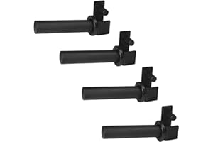 Yes4All Power Rack J-Hooks & Attachments – Heavy Duty Barbell Holders Compatible with 2x2 & 3x3 Power Racks for Home Gym