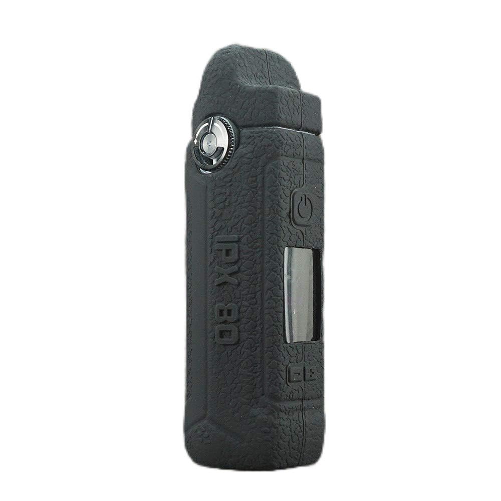 ORIN Smok IPX80 Case, Texture Silicone Case for Smok IPX80 Antislip Cover Shield Sleeve Wrap Decal Skin(Black)