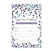 Purple Confetti Party Invitations (15 Guests) Baby Shower - Graduation - Luncheon - Girls Birthday – Housewarming - Fill In Abstract Style - Blank Invite Cards and Envelope Set DIY