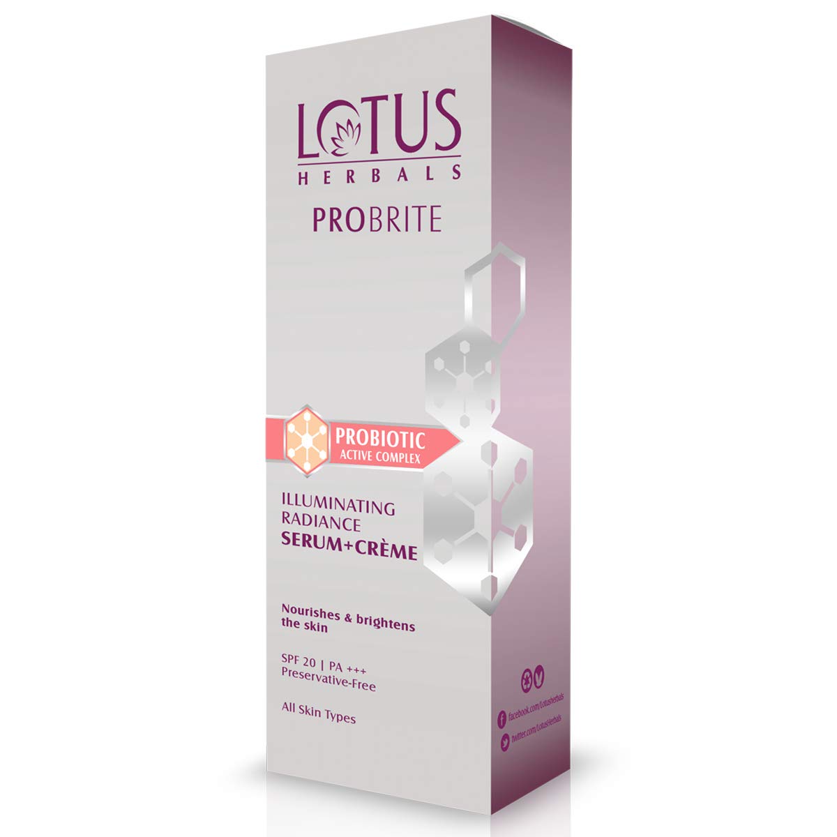 lotus probrite moisturizer