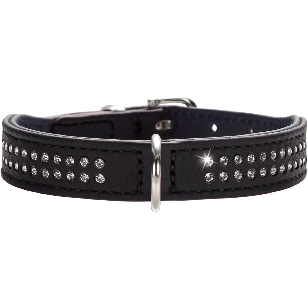 HUNTER Dog Collar Nappa Leather Diamond Petit