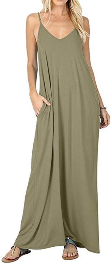 solid maxi dress