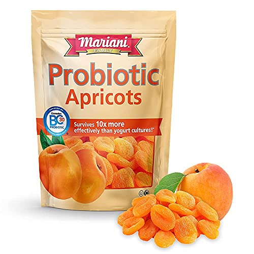 Mariani Probiotic Dried Apricots, Gluten Free, Vegan, No Preservatives